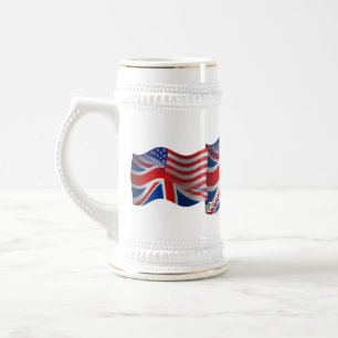 Brits-Amerikaanse golfvlag Bierpul