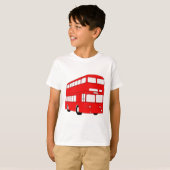 Brits, bus, dubbeldekker afbeelding. t-shirt (Voorkant volledig)