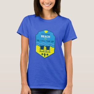 Brits cadeau met strandthema t-shirt