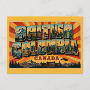Brits-Columbia Canada Vintage Briefkaart