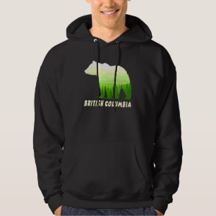 Brits Columbia Grizzly beer in het Canadese bos Hoodie