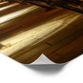 Brits Columbia parlement gebouwen ' s nachts Poster (Hoek)