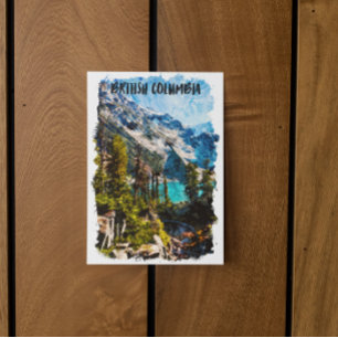 Brits-Columbia-Uitzicht Briefkaart