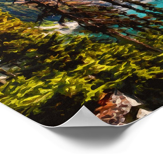 Brits-Columbia-Uitzicht Poster (Hoek)