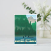 Brits Columbia vintage-briefkaart Briefkaart (Staand voorkant)