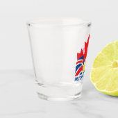 Brits-Columbia Vlag Canada  Souvenirs Shot Glas (Links)