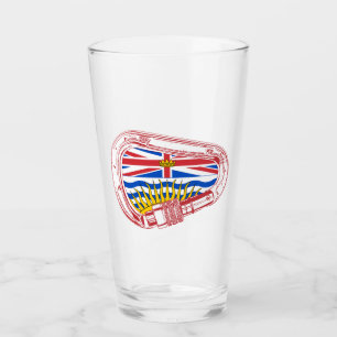 Brits-Columbia-vlag — Carabiner Glas