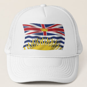 Brits-Columbia Vlag Hoed Trucker Pet