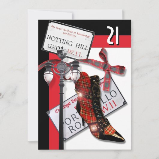 Brits dagfeest voor straatmeisjes kaart (Voorkant)