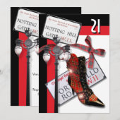 Brits dagfeest voor straatmeisjes kaart (Voorkant / Achterkant)