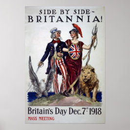Brits dagpleister poster