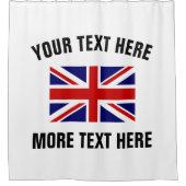 Brits EU-vlag douchegordijn (Voorkant)