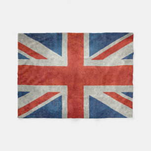 Brits EU-vlag retro fleece blanket Deken