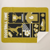 Brits Football Sherpa Deken (Voorkant (horizontaal))