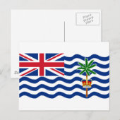Brits gebied in de Indische Oceaan, vlag IO Briefkaart (Voorkant / Achterkant)