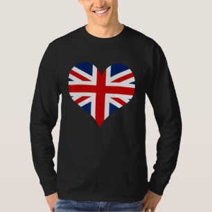 Brits Hart Verenigd Koninkrijk Vlag 1 T-shirt