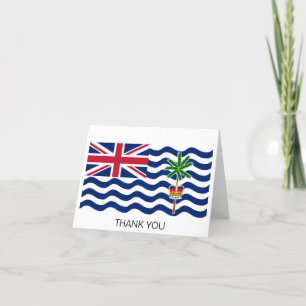 Brits Indisch Oceaan Territorium Vlag Bedankkaart