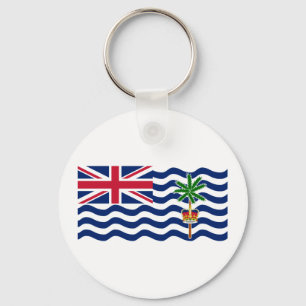 Brits Indisch Oceaan Territorium Vlag Sleutelhanger