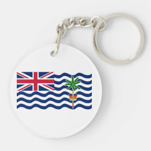 Brits Indisch Oceaan Territorium Vlag Sleutelhanger