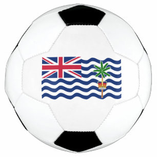 Brits Indisch Oceaan Territorium Vlag Voetbal