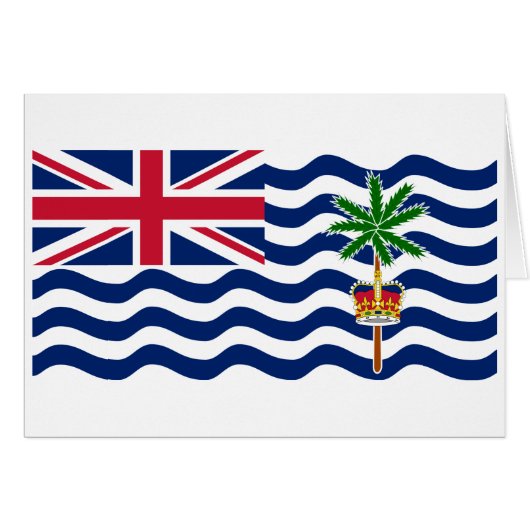 Brits Indisch Oceaanterritorium Vlag (Voorkant Horizontaal)