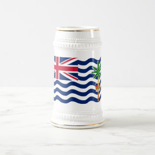 Brits Indische Oceaanterritorium Vlag Bierpul