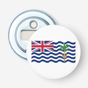 Brits Indische Oceaanterritorium Vlag Button Flesopener