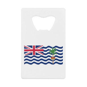 Brits Indische Oceaanterritorium Vlag Kredietkaart Flessenopener