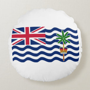 Brits Indische Oceaanterritorium Vlag Rond Kussen