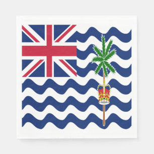 Brits Indische Oceaanterritorium Vlag Servet