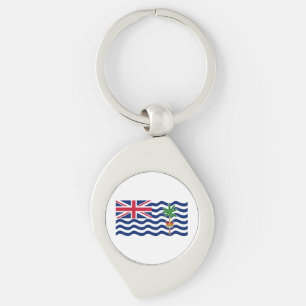 Brits Indische Oceaanterritorium Vlag Sleutelhanger