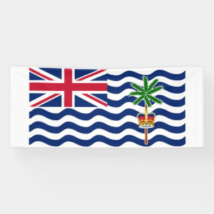 Brits Indische Oceaanterritorium Vlag Spandoek