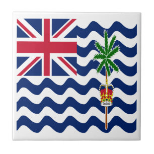 Brits Indische Oceaanterritorium Vlag Tegeltje