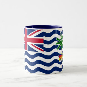Brits Indische Oceaanterritorium Vlag Tweekleurige Koffiemok