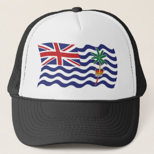 Brits-Indische Oceaanvlag Hoed Trucker Pet