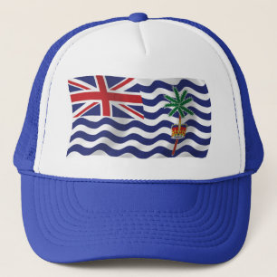 Brits-Indische Oceaanvlag Hoed Trucker Pet