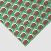 Brits kerstcadeautje Slice Festive Holiday Tissuepapier (Detail)