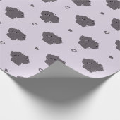 Brits korthaar kattenpaar cadeaupapier (Hoek)