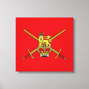 Brits leger (Britse militaire dienst) Canvas Afdruk