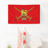 Brits leger (Britse militaire dienst) Spandoek (Insitu)
