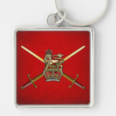 Brits leger sleutelhanger (Voorkant)