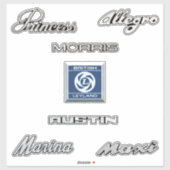 Brits Leyland Theme Sticker (Vel)