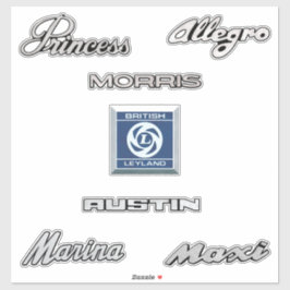 Brits Leyland Theme Sticker
