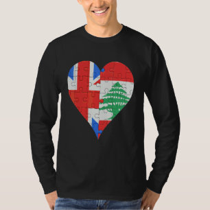 Brits Libanees vlaggenschip T-shirt