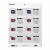 Brits merk etiket (Full Sheet)