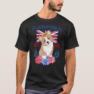 Brits monarch Quee van Koningin Jubilee 2022 T-shirt