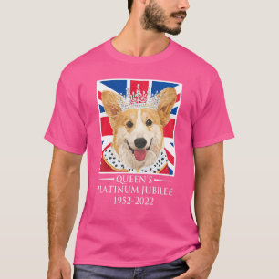 Brits monarch Quee van Koningin Jubilee 2022 T-shirt