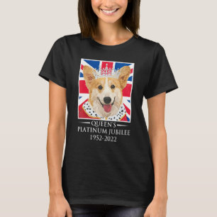 Brits monarch Quee van Koningin Jubilee 2022 T-shirt