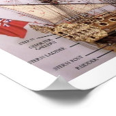 Brits oorlogsschip Anatomy Poster (Hoek)