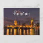 Brits parlement in Londen Briefkaart (Voorkant)
